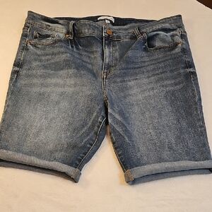Lane Bryant Denim Shorts Size 20